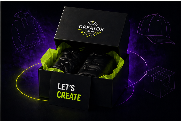 Paczka i merch CreatorGear